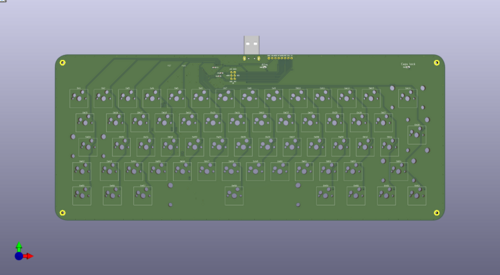 Keyboard 3D up