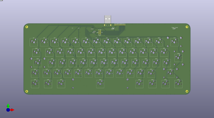 Keyboard 3D up