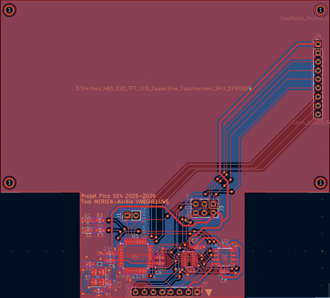 PCB de la carte fille