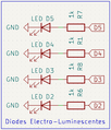 Schéma des LEDs