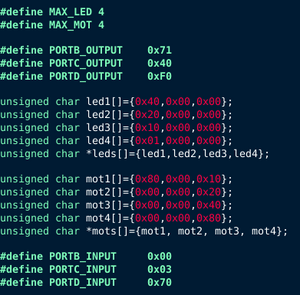 Config entree/sortie