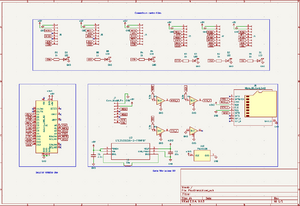 Schématique du bouclier arduino et du module SD