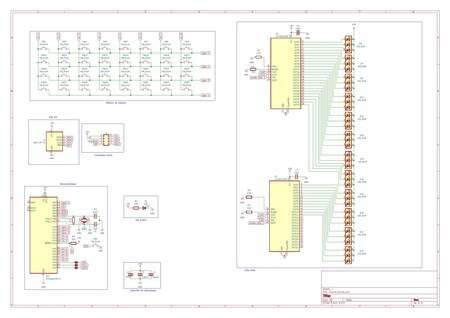 Carte Clavier Schématique