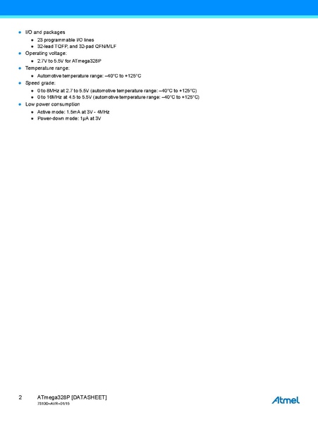 Fichier:Atmel-7810-Automotive-Microcontrollers-ATmega328P Datasheet.pdf