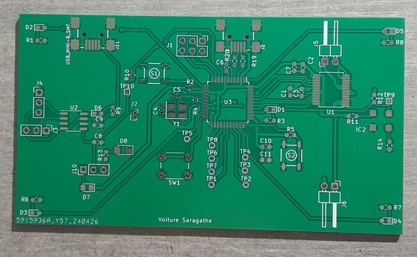 PCB sans composants