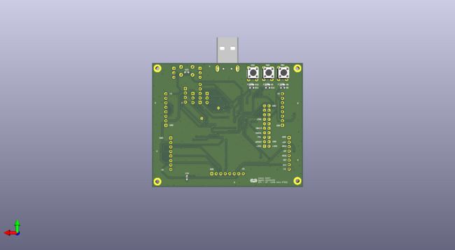 Carte mere 3D backside